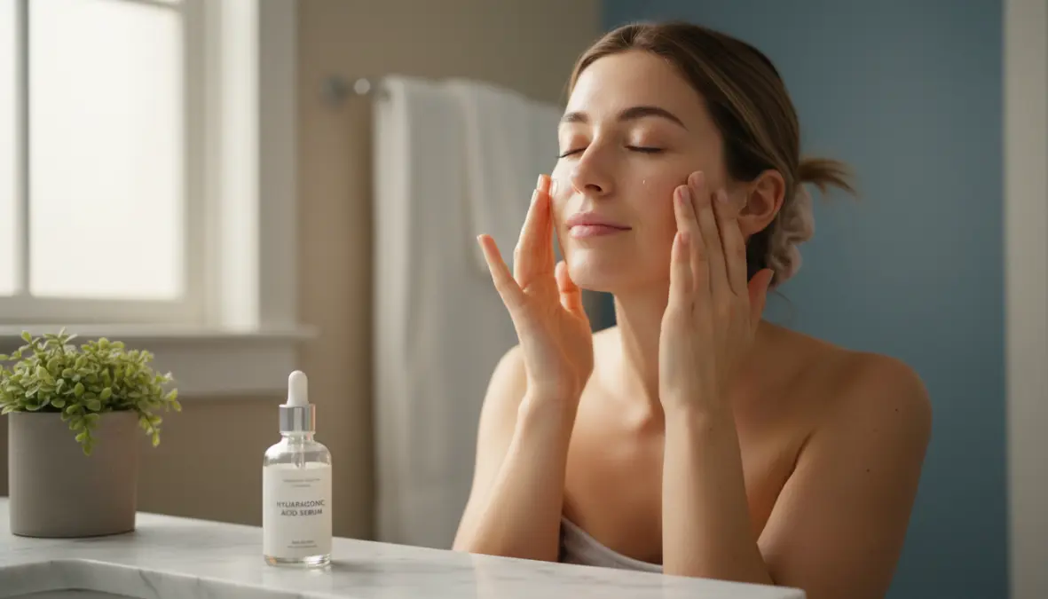 Come applicare correttamente il siero acido ialuronico sul viso nella skincare routine
