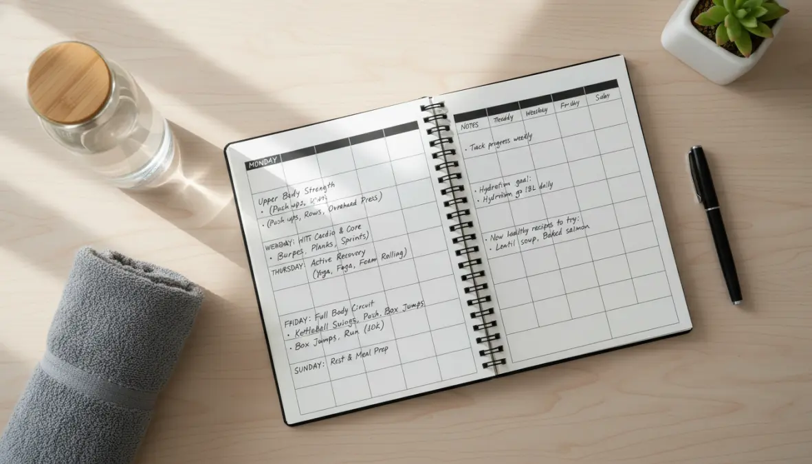 Programma settimanale di allenamento domestico senza attrezzi