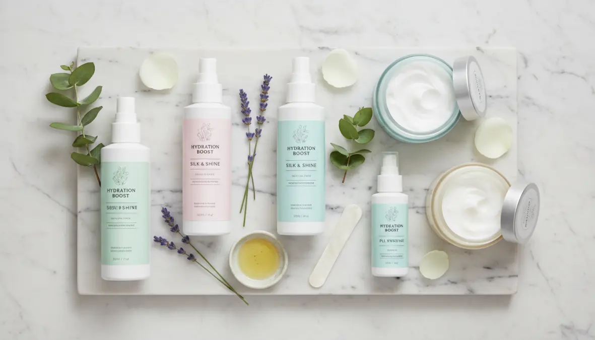 Diversi tipi di balsamo senza risciacquo: spray, crema e olio per capelli