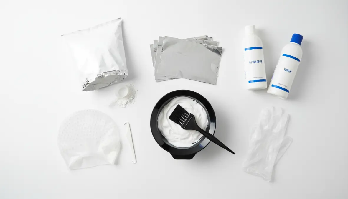 Kit completo per colpi di sole fai da te con prodotti e strumenti essenziali