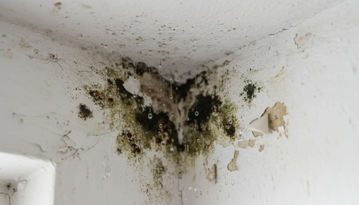 Muffa e macchie di umidità sulle pareti da eliminare