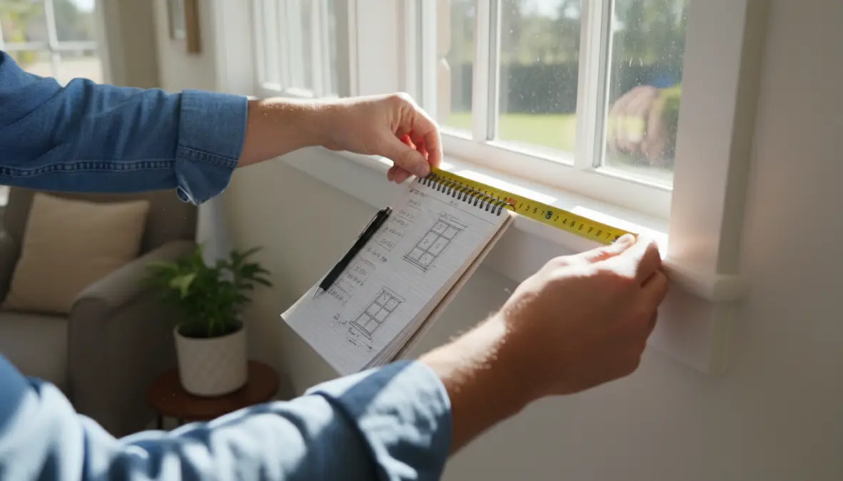 Come prendere le misure per tende su misura: misurazione finestra per installazione