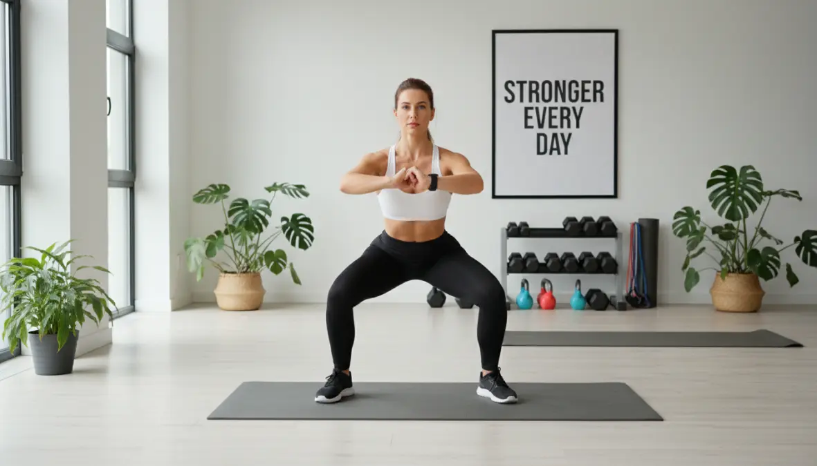 Squat sumo per glutei sodi, uno dei migliori esercizi da fare a casa