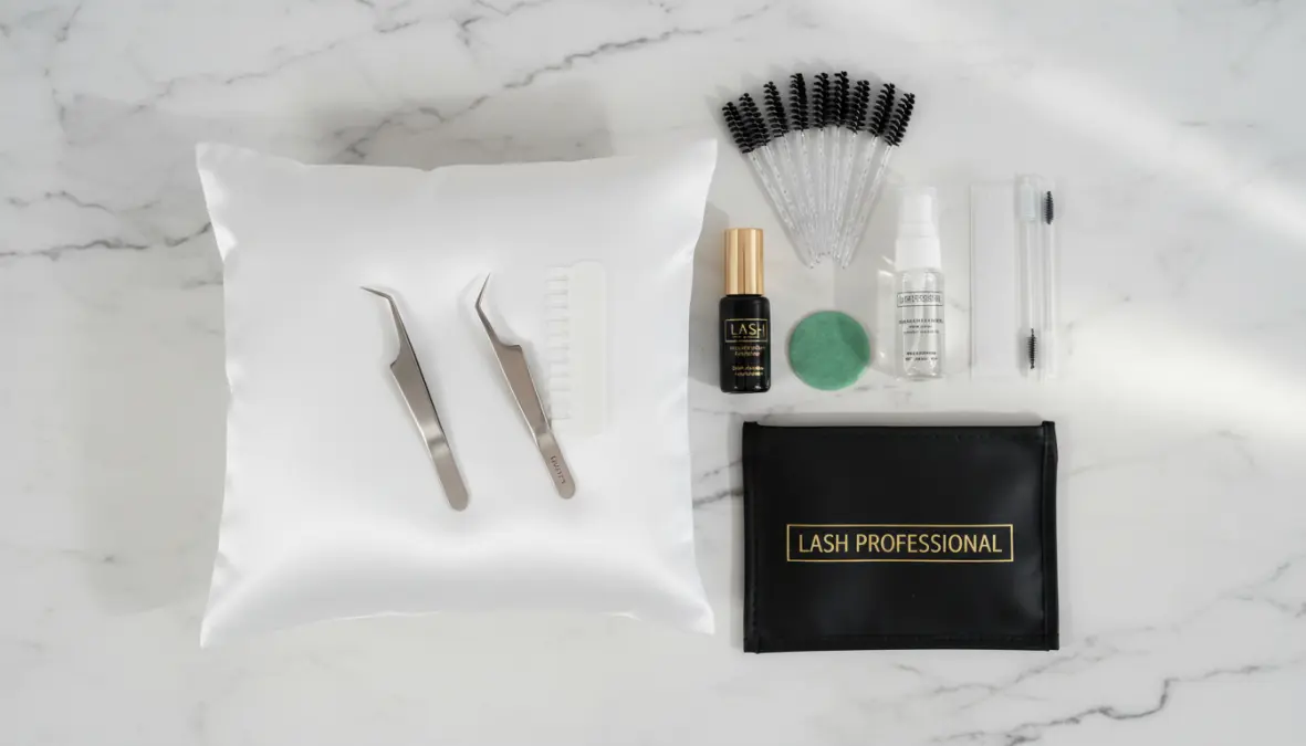 Kit completo per manutenzione quotidiana delle extension ciglia