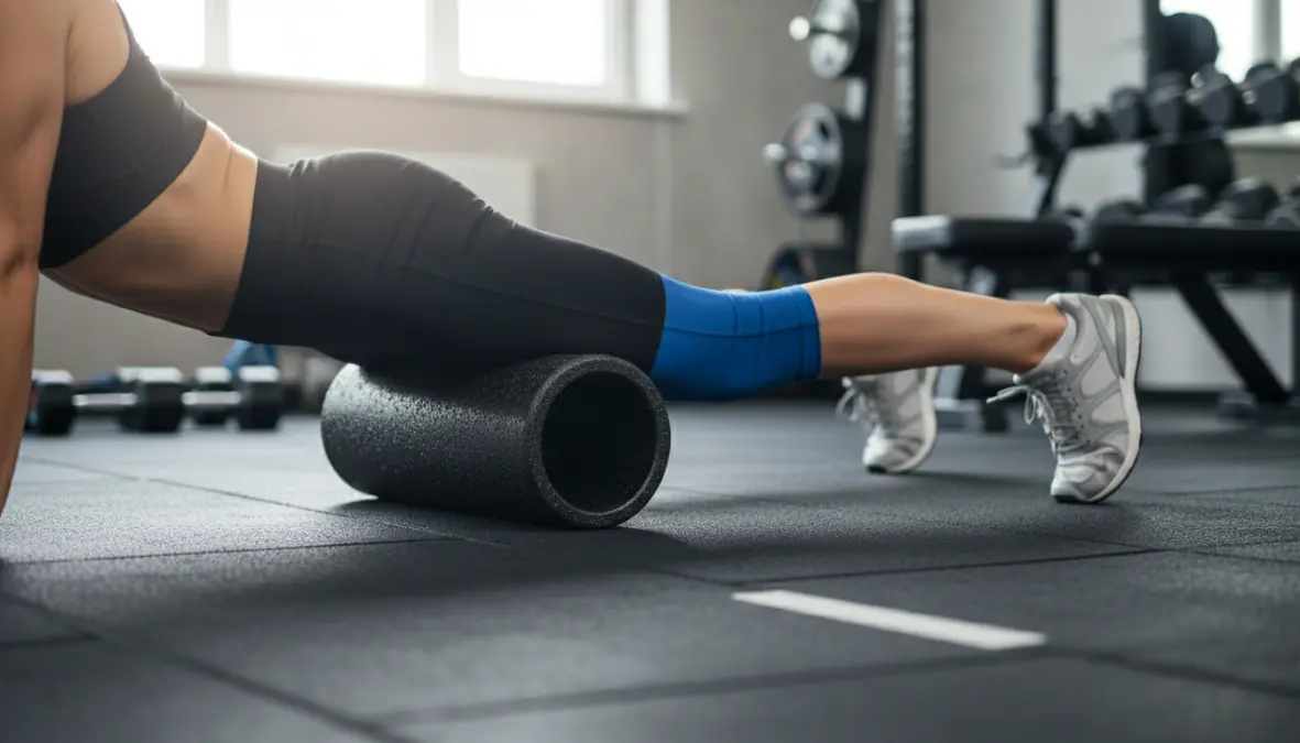 Esercizi foam roller per gambe e quadricipiti, tecnica corretta di automassaggio