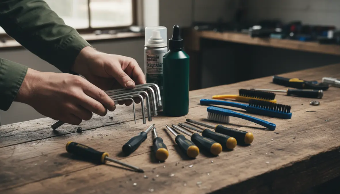 Kit strumenti essenziali per manutenzione bicicletta fai da te