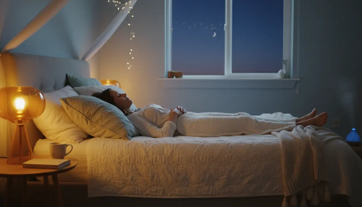 Esercizio di meditazione guidata per dormire meglio praticato la sera per il rilassamento mentale