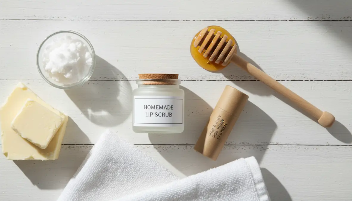 Prodotti naturali per la cura e idratazione labbra dopo lo scrub fai da te