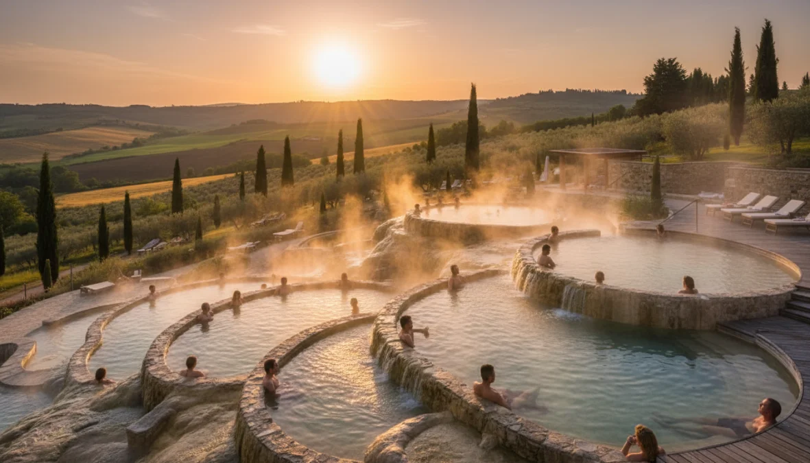 Piscine termali all'aperto in Italia per un weekend relax e benessere