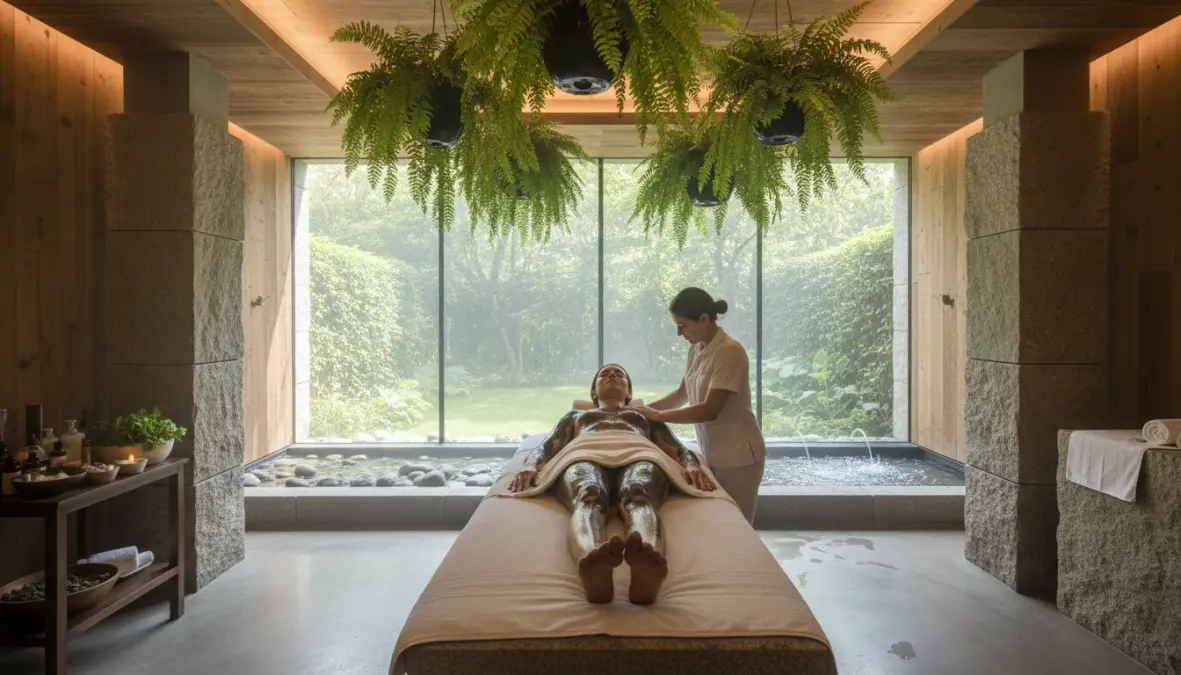 Trattamenti termali e spa in un centro benessere italiano per weekend relax