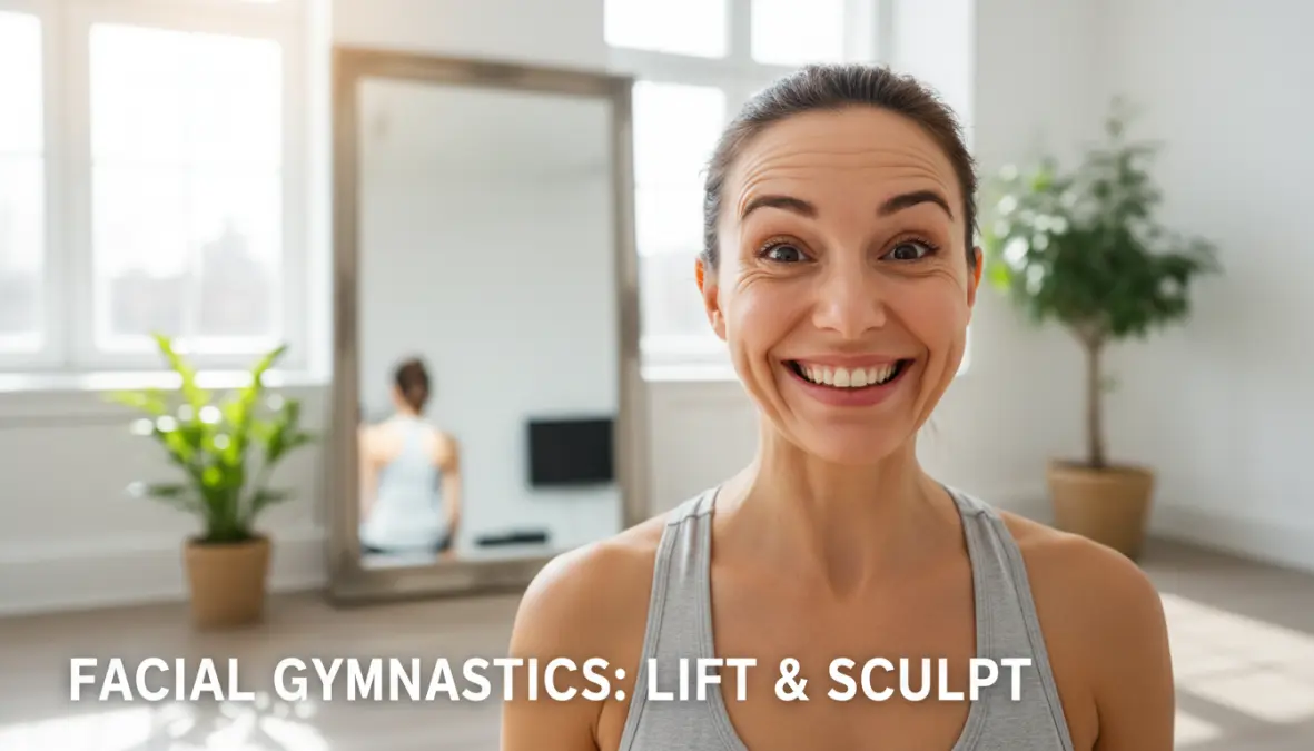 Esercizi di ginnastica facciale e yoga del viso per tonificare i muscoli del volto