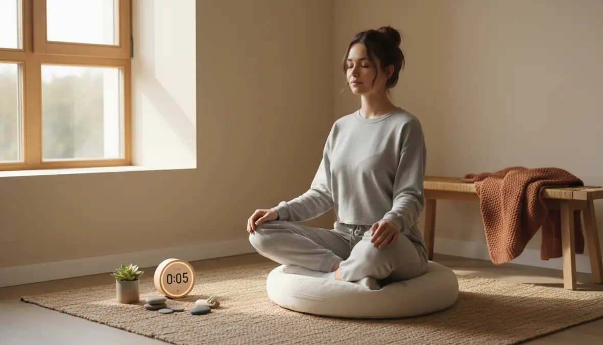 Angolo meditazione semplice e accessibile per chi inizia a meditare