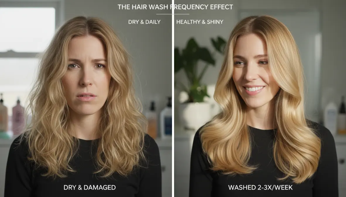 Conseguenze di lavare i capelli troppo spesso e benefici della frequenza corretta