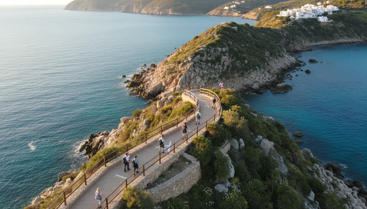 Sentiero panoramico facile lungo la costa italiana - itinerari naturalistici facili